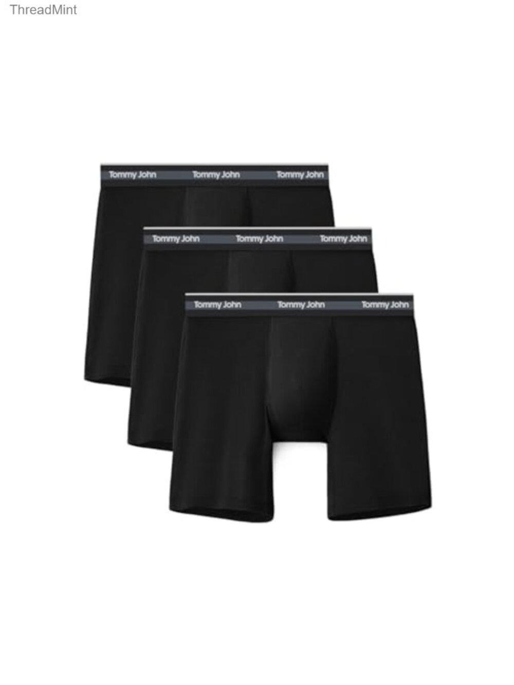 Men's 6" Boxer Brief Underwear 3-Pack Microfiber Comfort Tagless Stretch